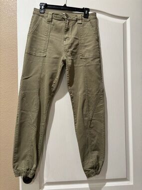 KanCan Olive Green Cargo Jogger Pants